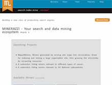 Tablet Screenshot of minerazzi.com